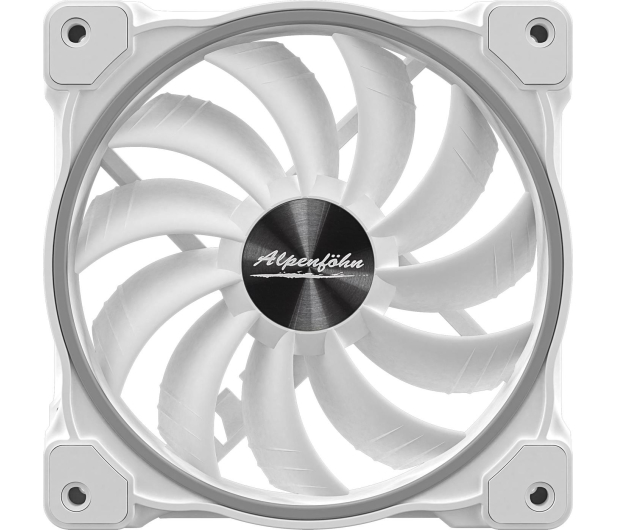 Alpenfohn Wing Boost 3 ARGB High Speed PWM White 120mm - 642583 - zdjęcie 4